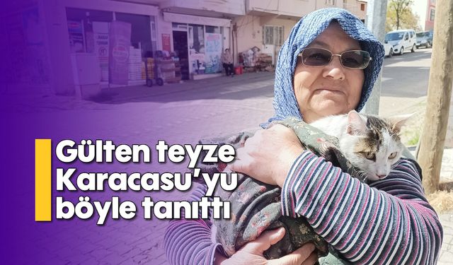 Gülten teyze Karacasu'yu böyle tanıttı