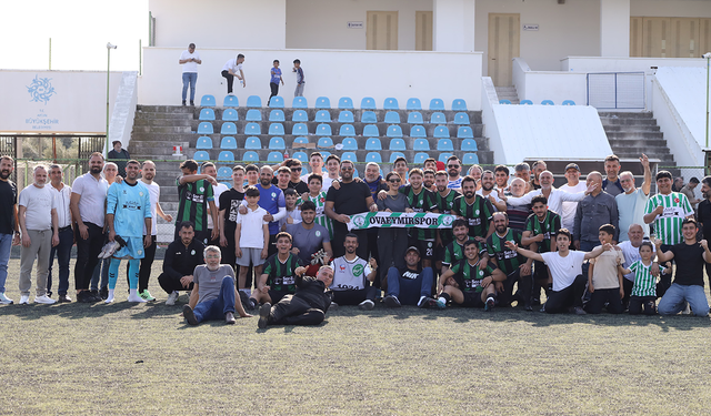 Ovaeymirspor, sezonu galibiyetle noktaladı