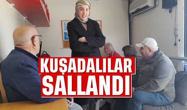 Kuşadalılar sallandı