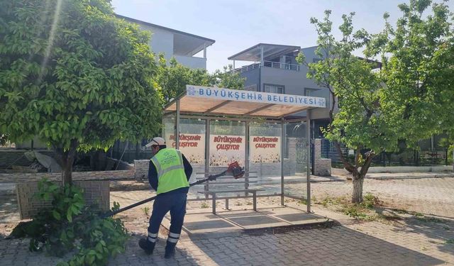 Kuşadası’nda Aydın Büyükşehir Belediyesi’nin çalışmaları sürüyor