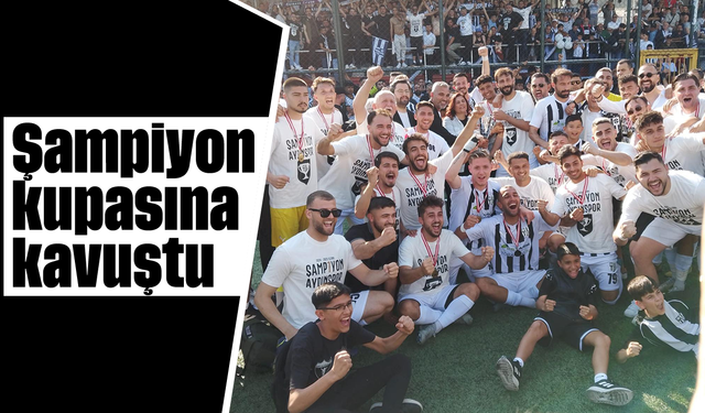 Şampiyon kupasına kavuştu