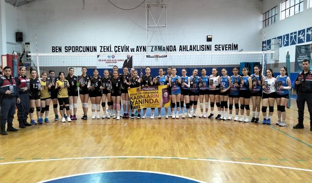 Söke’de maçta KADES tanıtımı