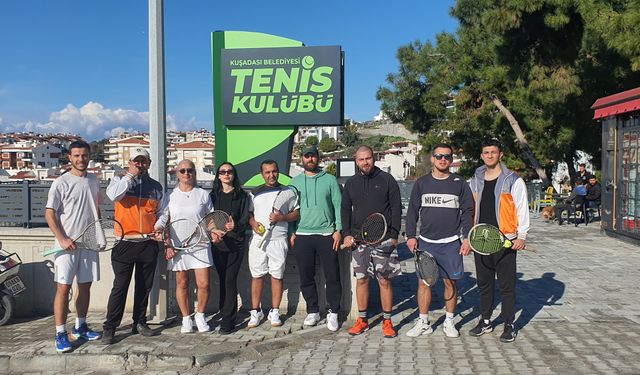 Tenis tutkunlarının kalbi Kuşadası'nda atacak