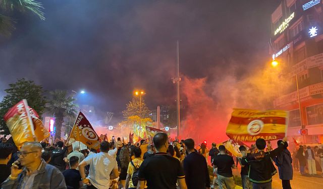 Galatasaray'ın şampiyonluğu Aydın'da coşkuyla kutlandı