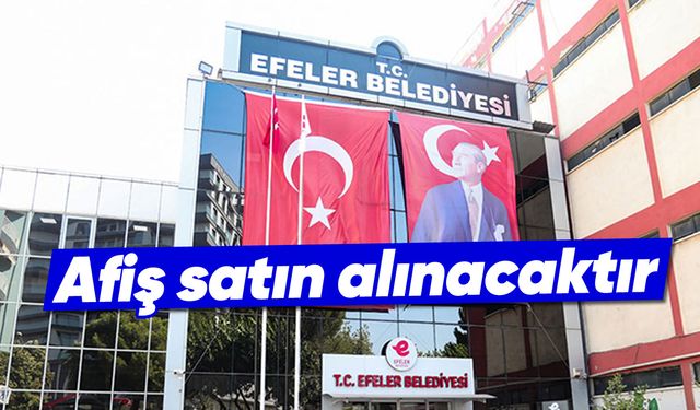 Afiş satın alınacaktır