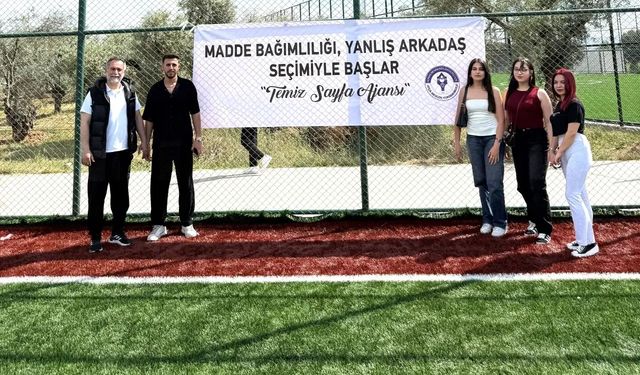 Atça MYO gençleri bağımlılığa karşı mücadele etti