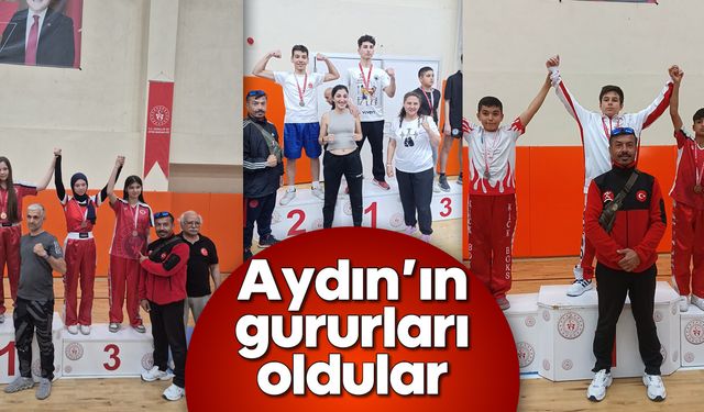 Aydın'ın gururları oldular