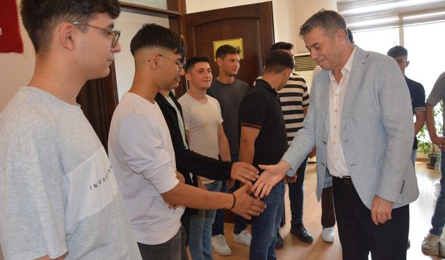 Başkan Künkcü geleceğin ahilerini ağırladı