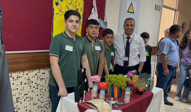 Karpuzlu'da TÜBİTAK Bilim Fuarı açıldı