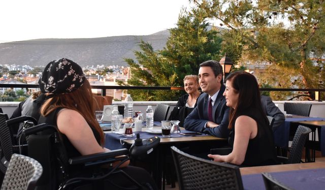 DİYED üyeler, proje yemeğinde bir araya geldi
