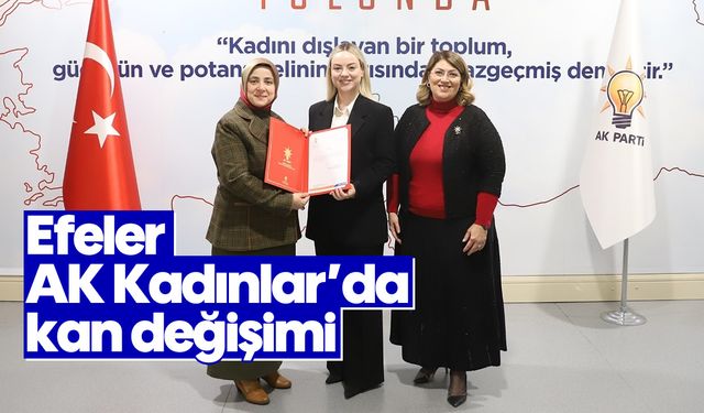 Efeler AK Kadınlar'da kan değişimi