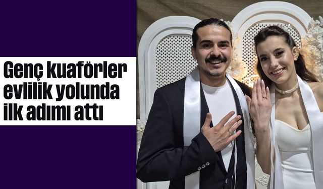 Genç kuaförler, evlilik yolunda ilk adımı attı