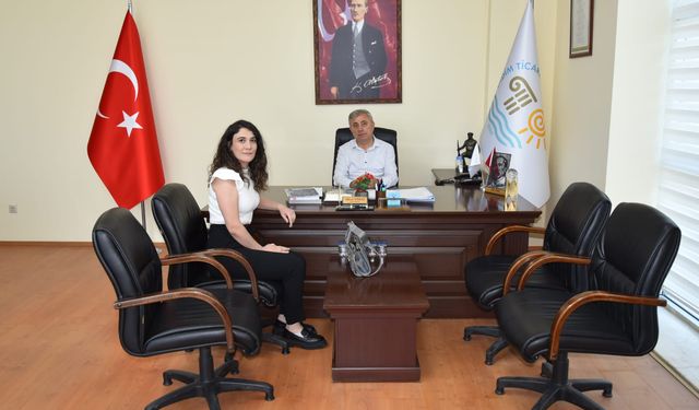 Girişimci üreticinden DTO’ya ziyaret