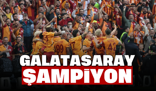 Şampiyon Galatasaray