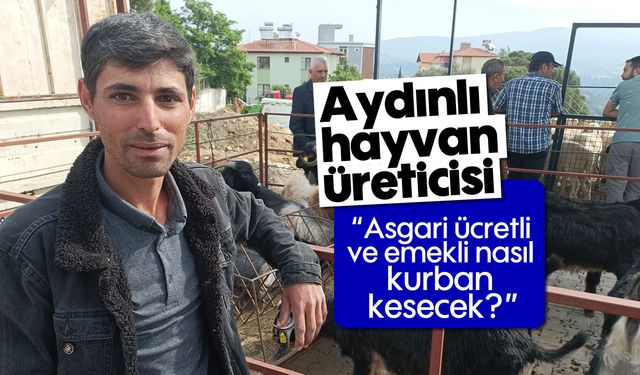 Aydınlı hayvan üreticisi: 'Asgari ücretli ve emekli nasıl kurban kesecek?'