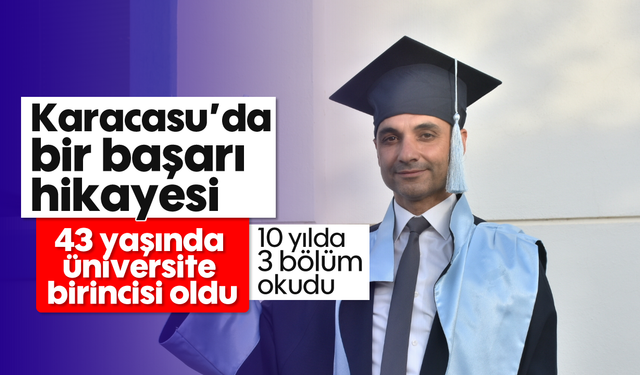 Karacasu'da bir başarı hikayesi: 43 yaşında üniversite birincisi oldu