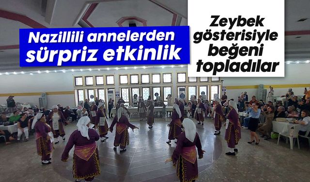 Nazillili annelerden sürpriz etkinlik