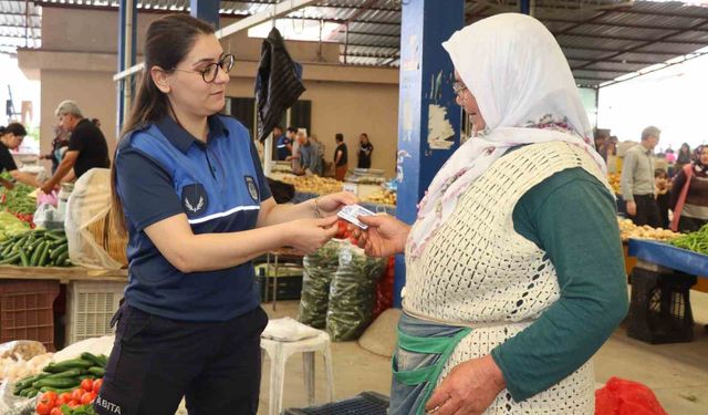 Nazilli Belediyesi’nden pazaryerlerinde düzen ve güvenlik adımı