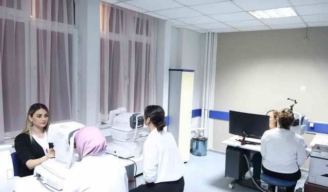 Söke’de göz laboratuvarı hizmete girdi