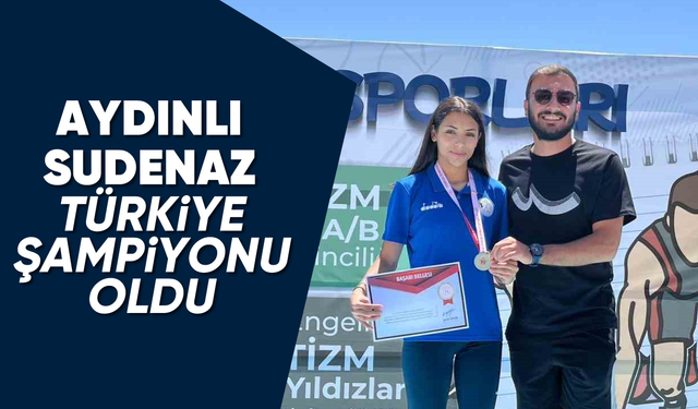 Aydınlı Sude Naz Türkiye şampiyonu oldu