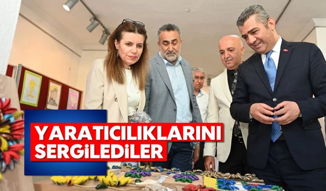 Yaratıcılıklarını sergilediler