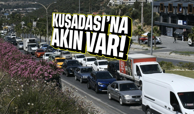 Kuşadası'na akın var
