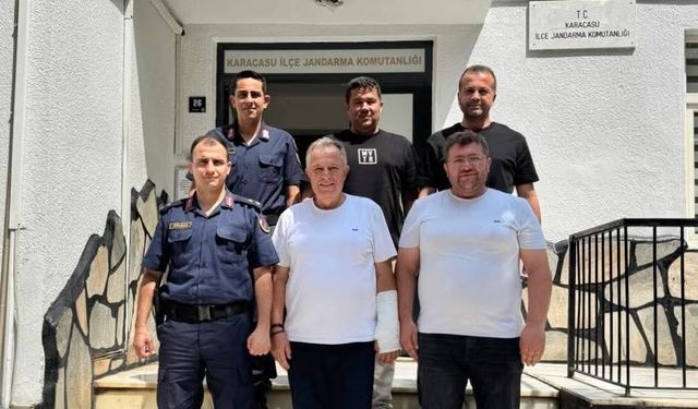 Karacasu Belediyesinden Jandarma'ya ziyaret