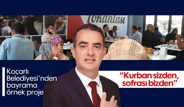 Koçarlı Belediyesi’nden bayrama örnek proje