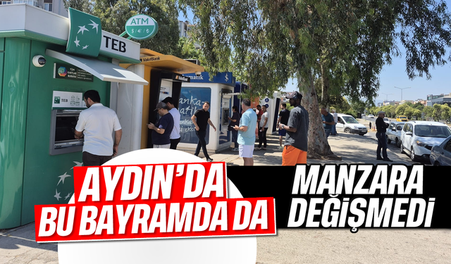 Aydın'da bu bayramda da manzara değişmedi