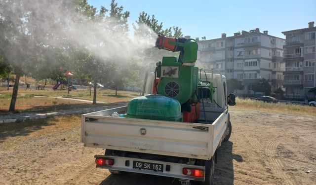 Söke Belediyesi’nden kene ve haşerelere karşı ilaçlama