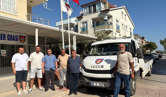 Didim Şoförler Odası’ndan üyelerine çekici hizmeti