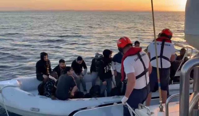 Didim’de 21 düzensiz göçmen kurtarıldı