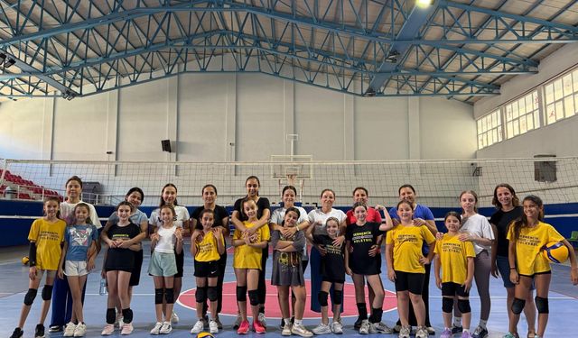 Sporun kalbi Germencik’te aileyle attı