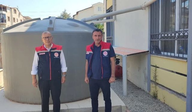 Tarım İl Müdürü "Yağmur Hasadı" projesini inceledi