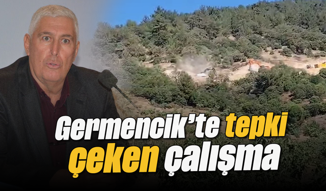 Germencik’te tepki çeken çalışma