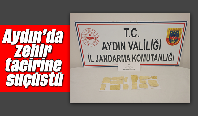 Aydın’da zehir tacirine suçüstü