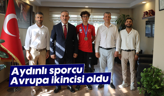 Aydınlı sporcu, Avrupa ikincisi oldu