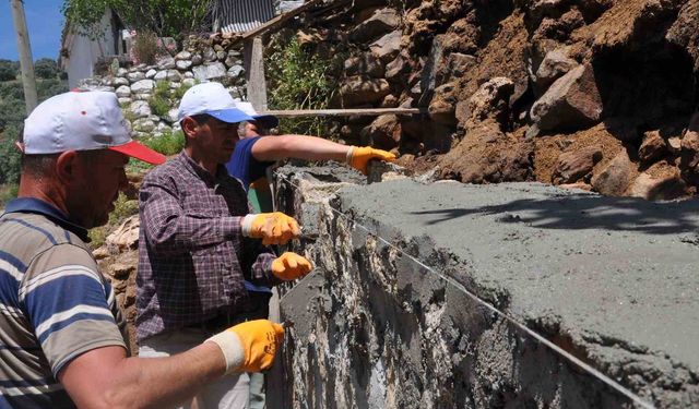 Bozdoğan Belediyesi, Kazandere’ye kalıcı çözüm sundu