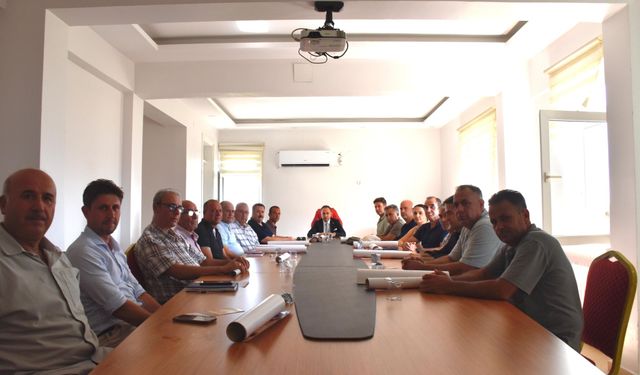 Didim’in yeni Kaymakamı muhtarlarla toplantı düzenledi