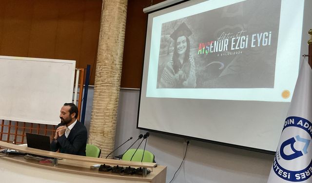 ADÜ İlahiyat’ta İlk Ders: Filistin