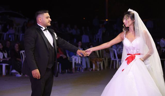 Akpınar ve Ürkmez ailesinin mutlu günü