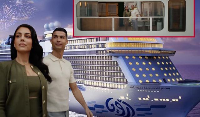 Ronaldo'nun reklam yüzü muhafazakâr Cruise gemisi 'Aroya' Ege Port Limanı'na demirledi