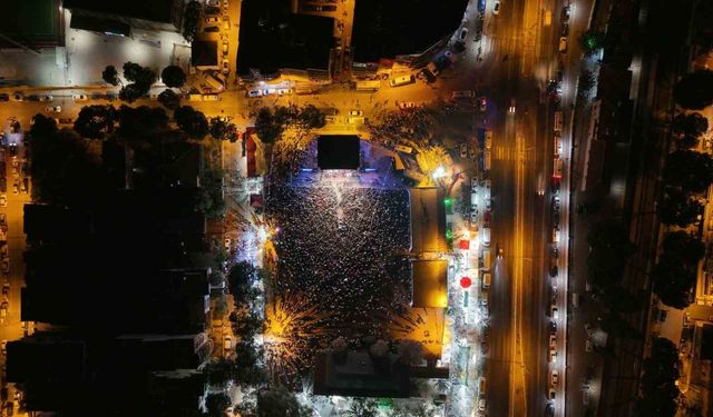 Germencik’te binlerce genç konserle coştu