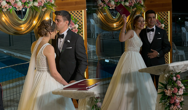 Nazilli’de unutulmaz düğün: Eğitim ve jandarma teşkilatı bu düğünde buluştu