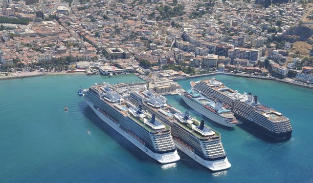 Türkiye’nin kruvaziyer lideri Kuşadası oldu