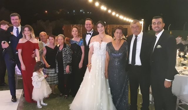 Söke'de Çağla ve Fehmi’nin düğününe yoğun katılım