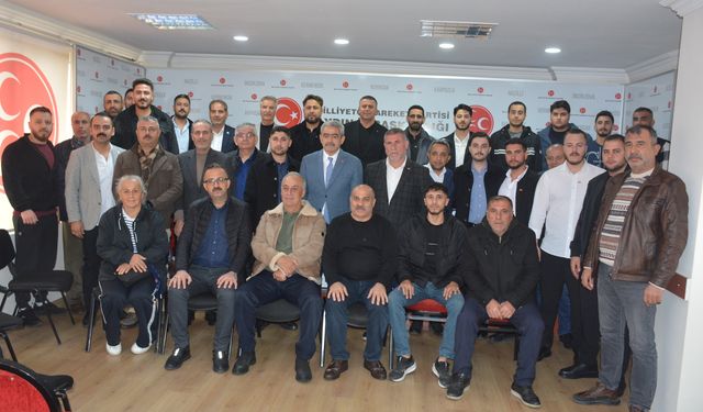 Aydın’da MHP’ye toplu üye katılımı: Kardeşlik mesajları verildi