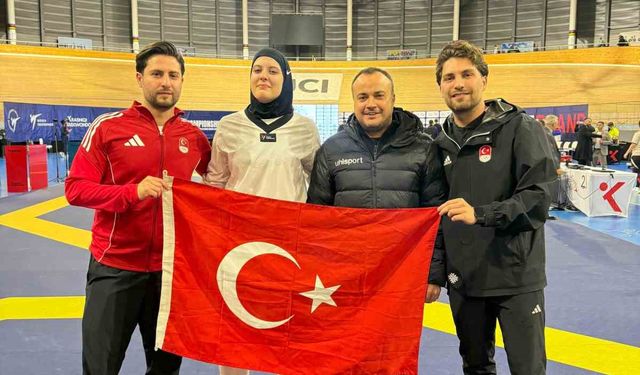 Aydınlı taekwondocu Avrupa şampiyonu oldu