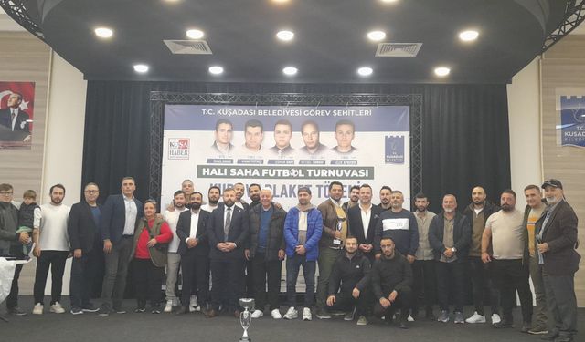 'Görev Şehitleri Turnuvası' kupa ve plaket töreni gerçekleşti