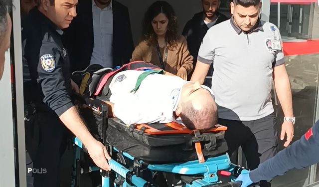 Karacasu'da köpeğin saldırdığı motosikletli polis kaza yaptı